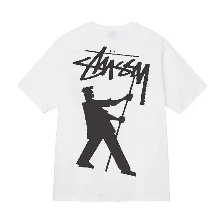 Stussy Nike White Graphic Print T-Shirt