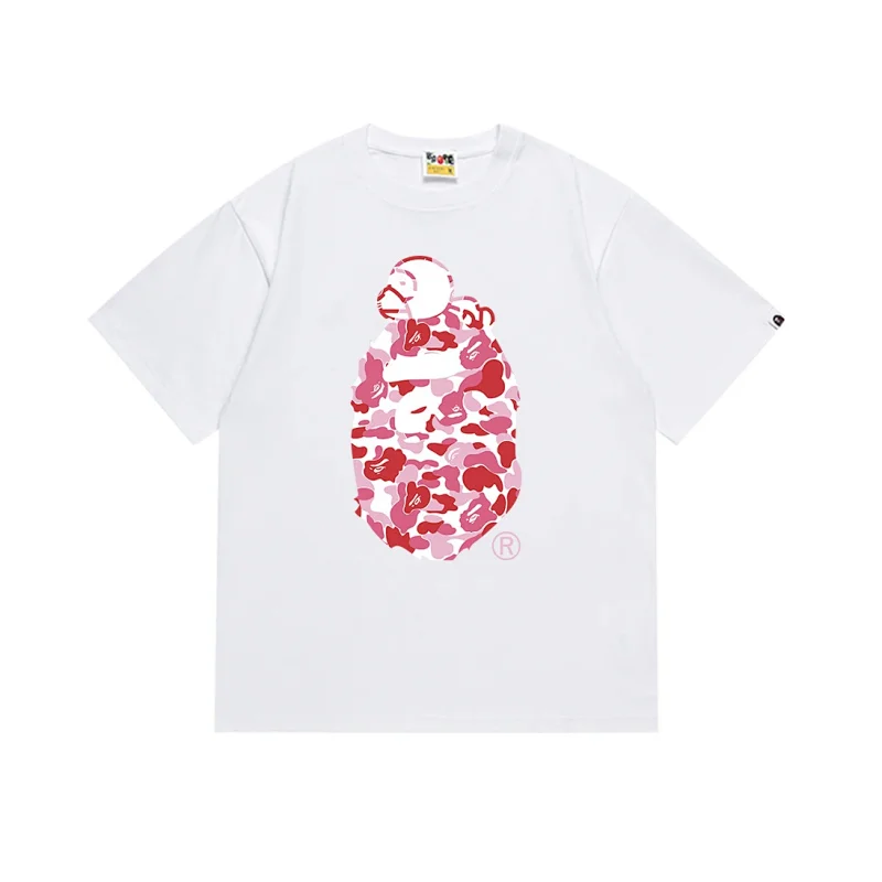 A Bathing Ape White Graphic Logo T-Shirt
