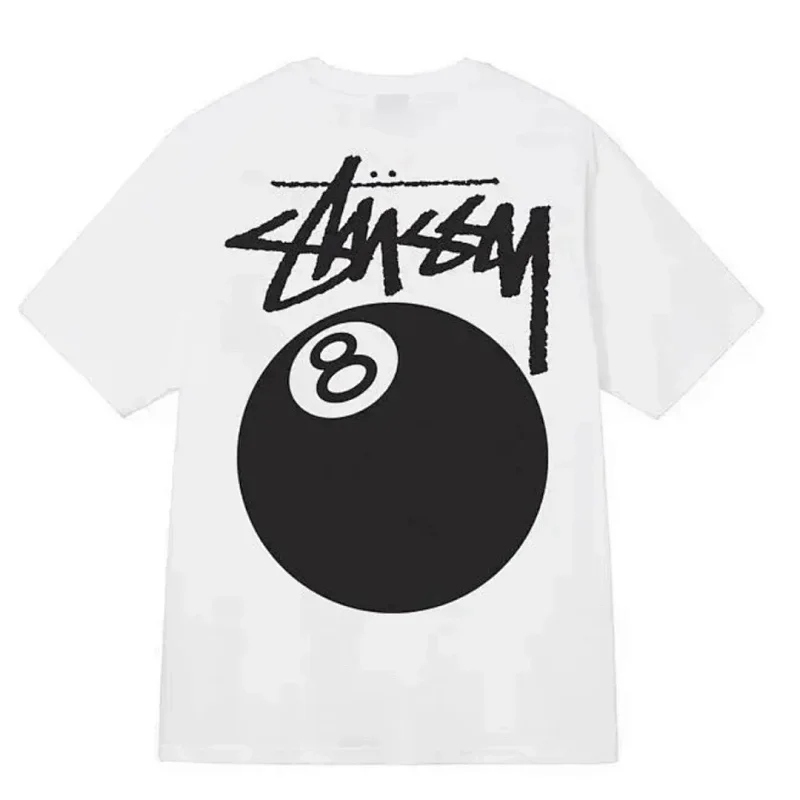 Stussy Nike White Graphic Print T-Shirt