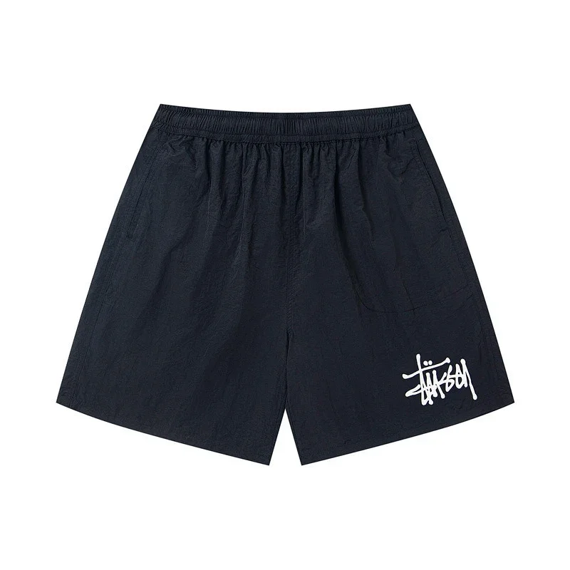 Stussy Classic Mustard Yellow Logo Swim Shorts