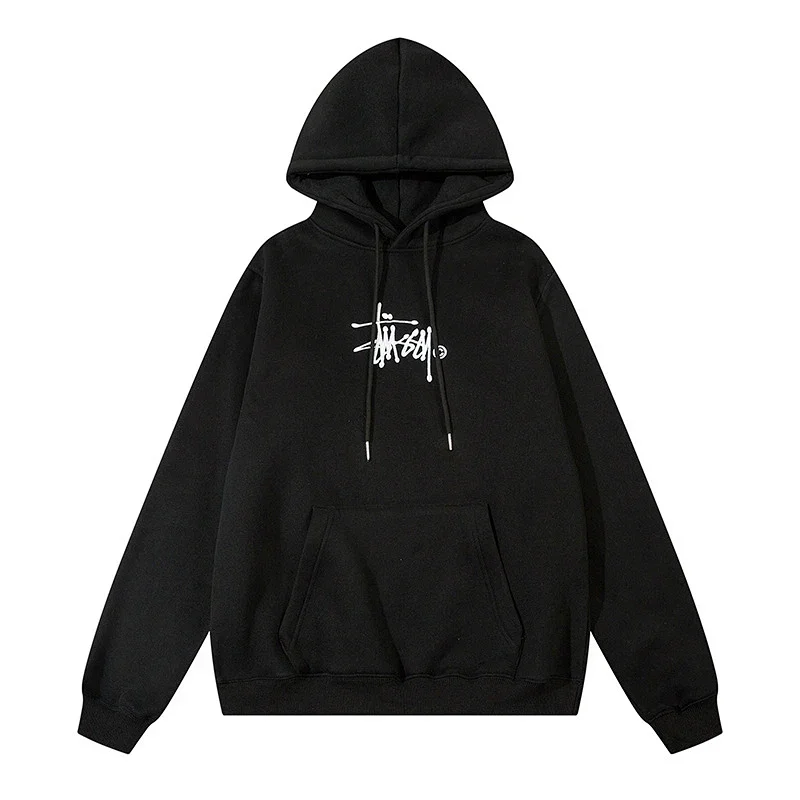 Stussy Arch Logo Heather Gray Oversized Hoodie