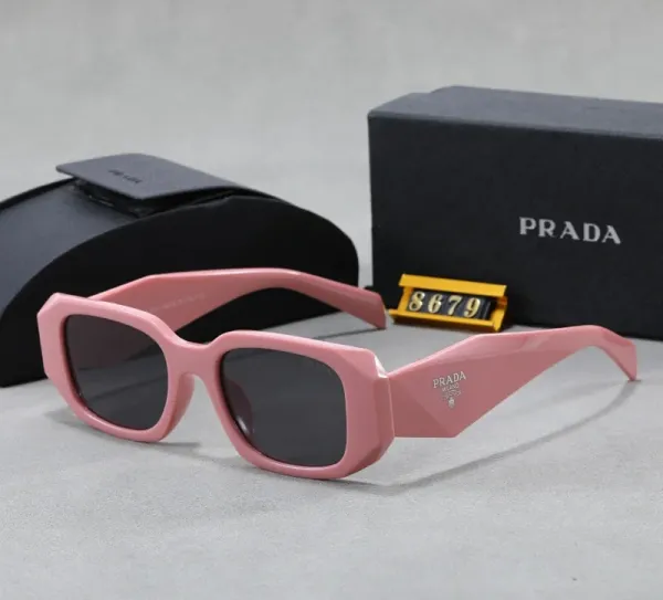 Prada Square Frame White Acetate Sunglasses - 8
