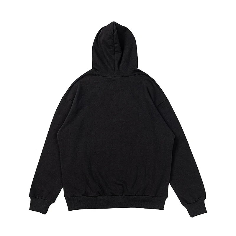 Two-Tone Color Block Hoodie Set with Chest Ribbing 3205060219