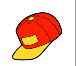 thumbnail for The front of the cap is a round cross-shaped six-colored baseball cap 3207171628