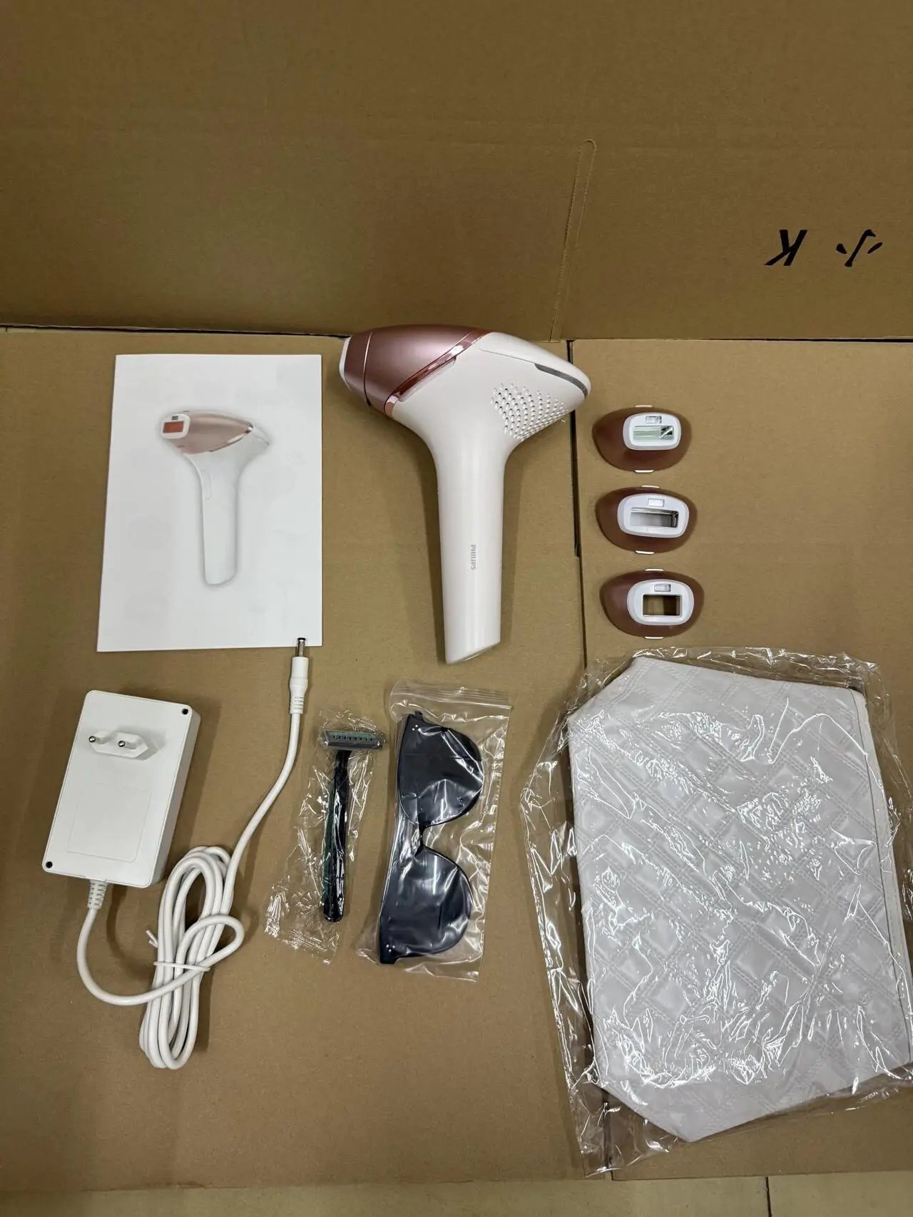 Philips Lumea IPL Rose Gold White Hair Removal Device
