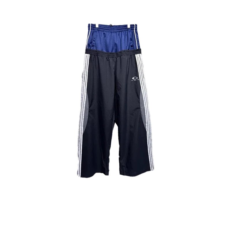 Balenciaga Cut-Up Tracksuit Pants Black/Blue