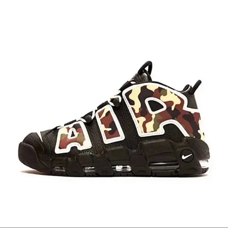 Nike Air More Uptempo '96 QS Camo Black/Sail-Light British Tan