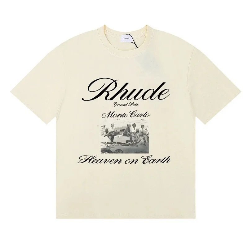 Rhude Heaven On Earth Tee Vintage White