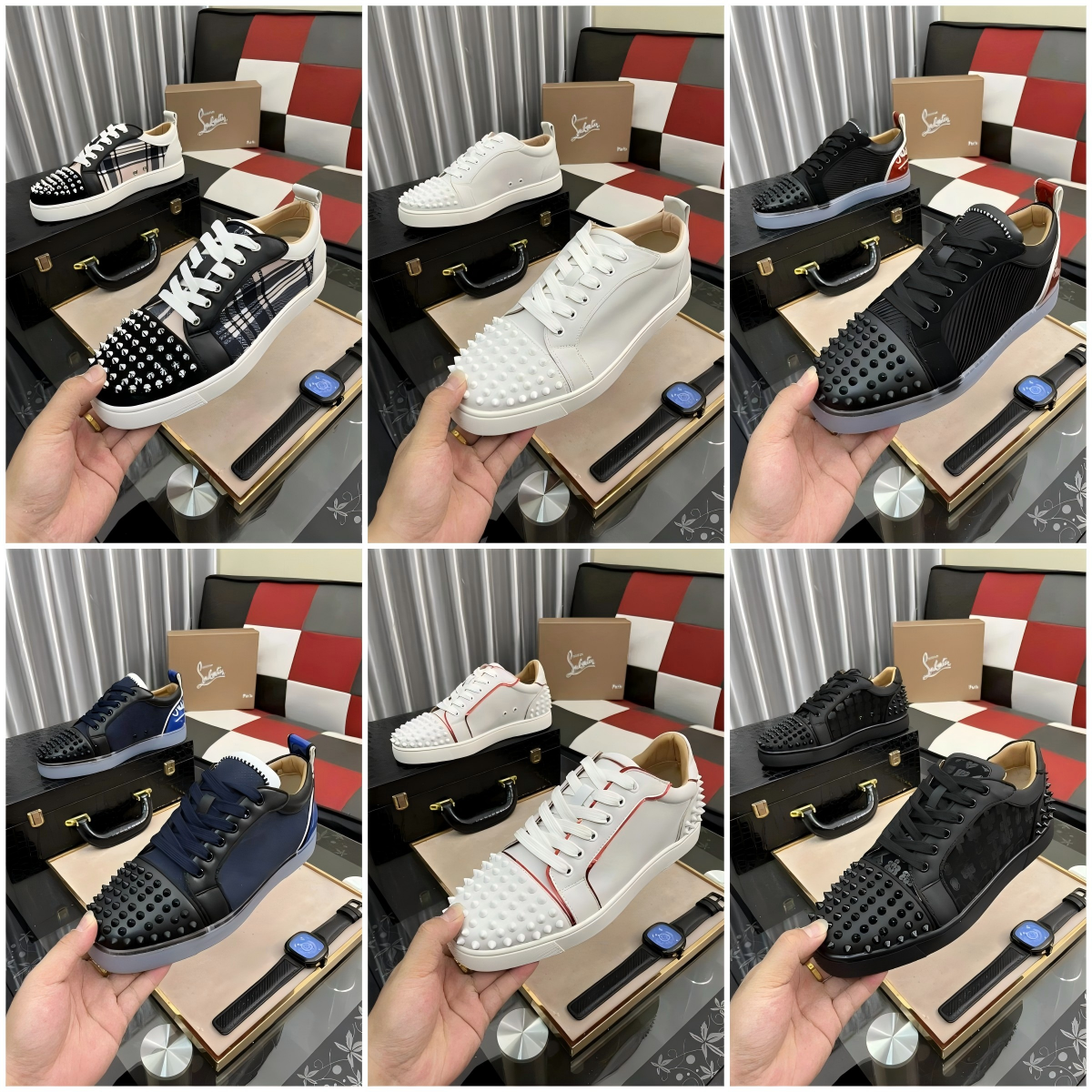 High version fashion trendy nail casual shoes