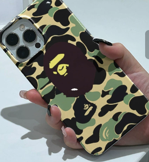BAPE Camouflage Print Hard Shell Smartphone Case