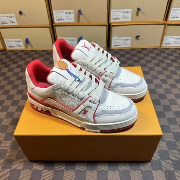 Louis Vuitton Archlight White Red Sneakers - 1