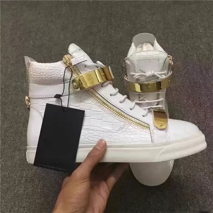 White Crocodile Embossed