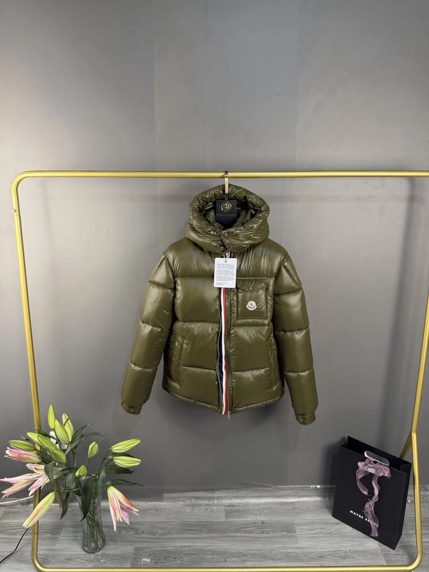 The North Face Down Jackets Hooded quilted puffer — 38