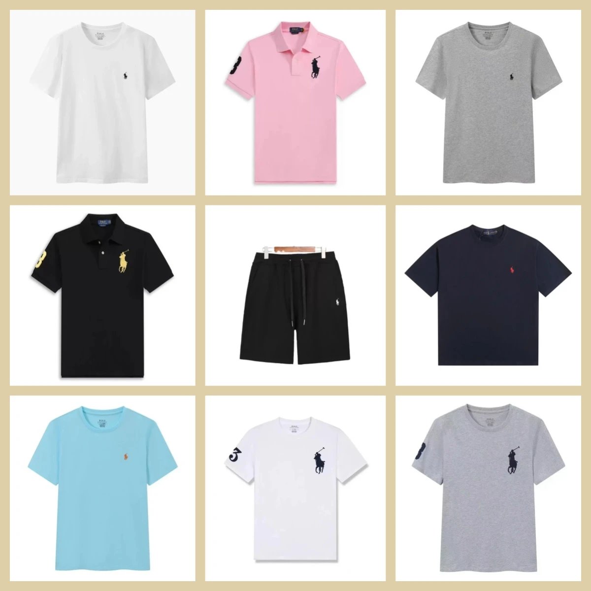 CO-1 Trendy Letter Print Polo Short Sleeve, Loose-Fit Collared Top, Personalized High-Street Casual Style
