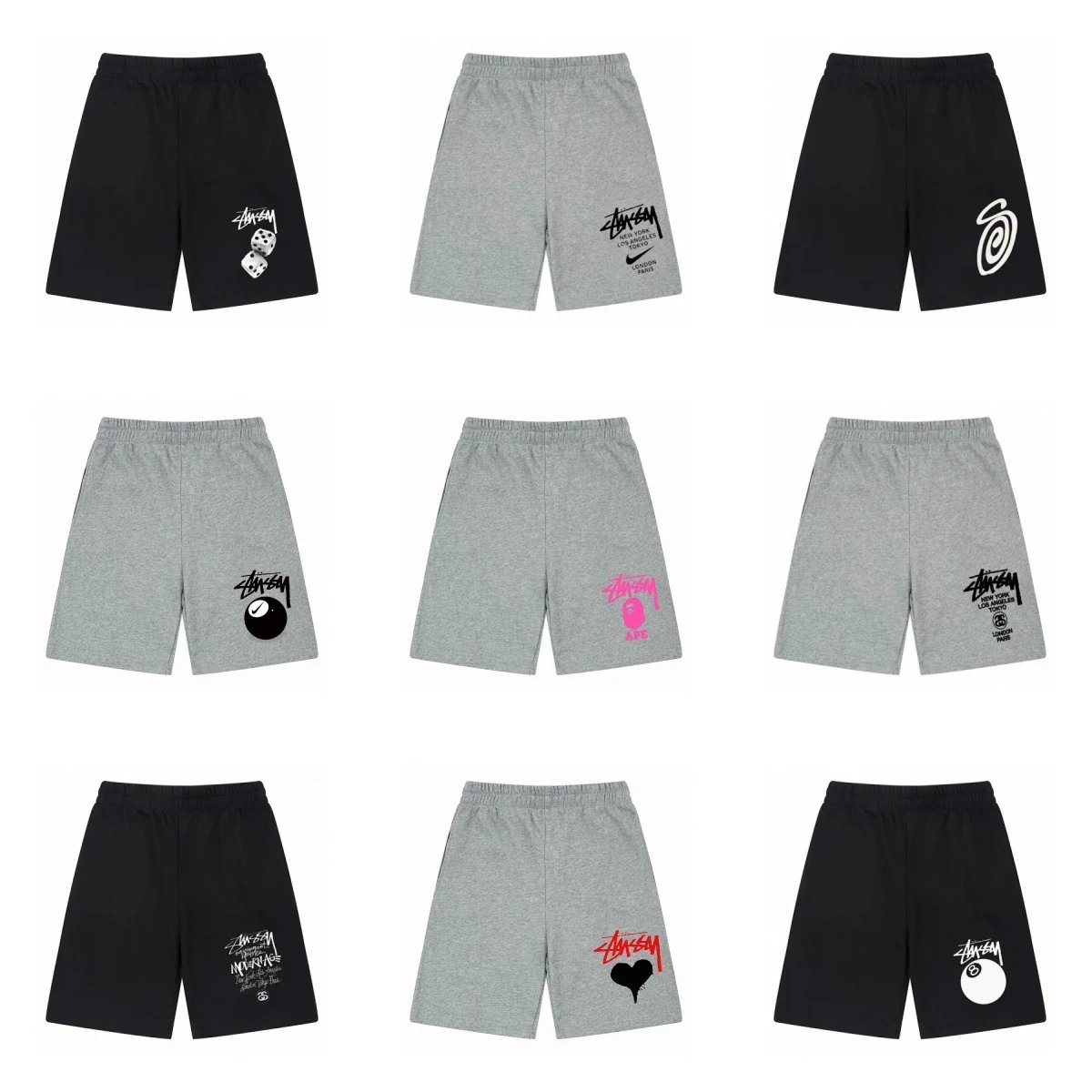 Simple solid color shorts, breathable and thin daily commuting pants