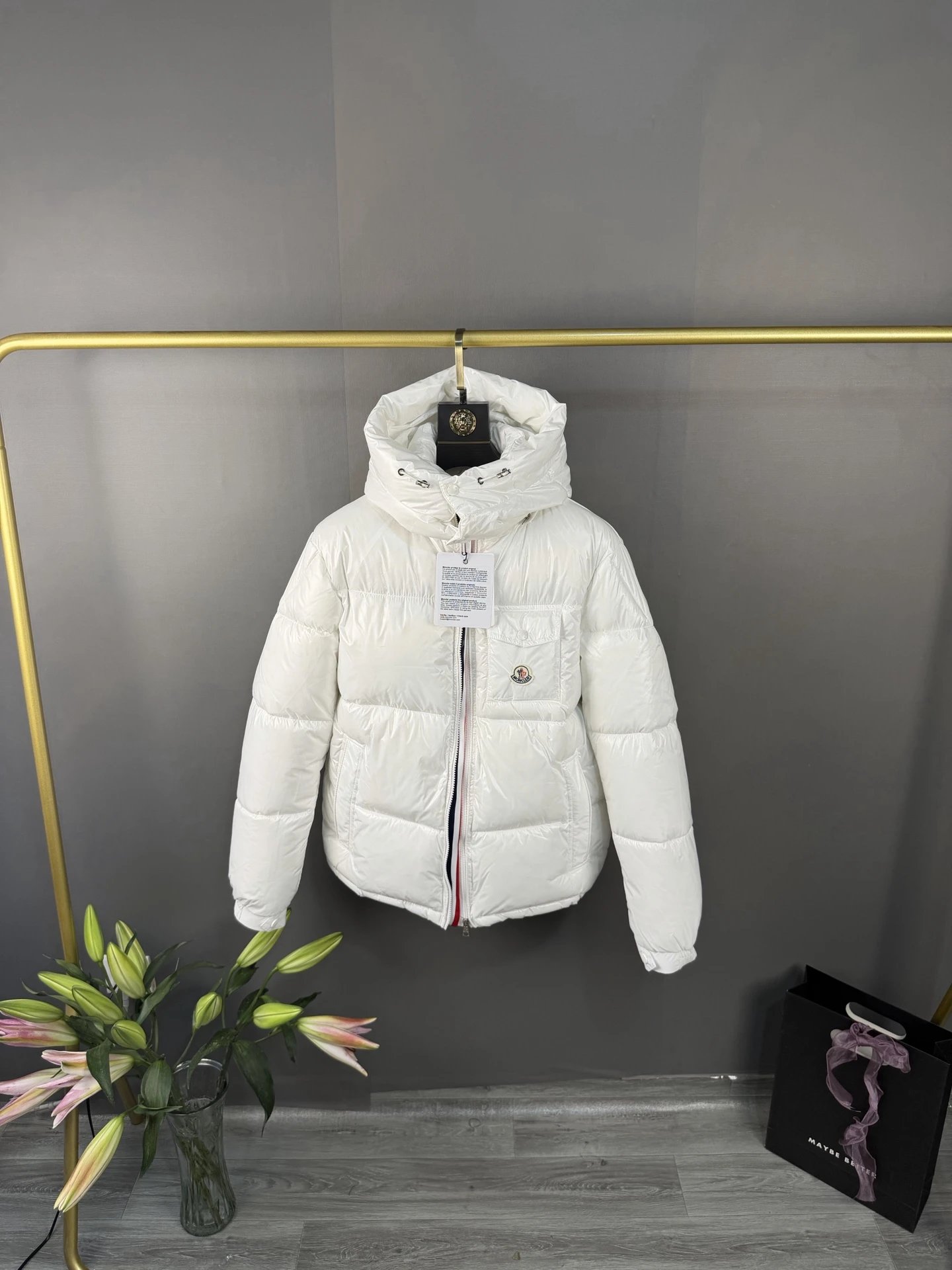 The North Face Down Jackets Hooded quilted puffer — 40