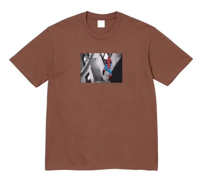 Other Spider-Man 26SS T-shirt Graphic Print Brown