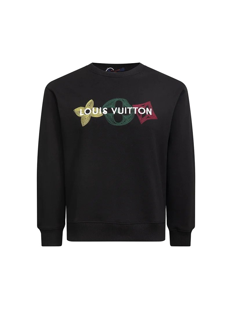 Louis Vuitton Black Crewneck Sweatshirt
