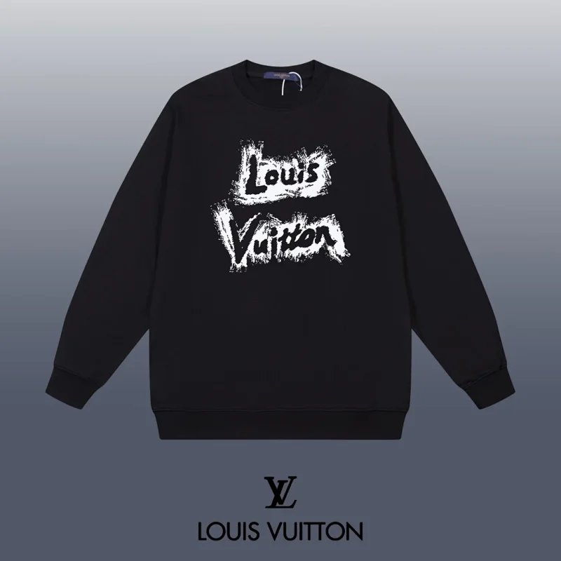 Louis Vuitton Black Logo Sweatshirt