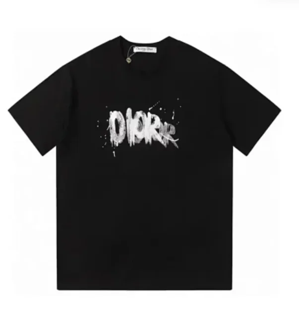 Dior-Style "Graffiti Dior Logo" T-Shirt