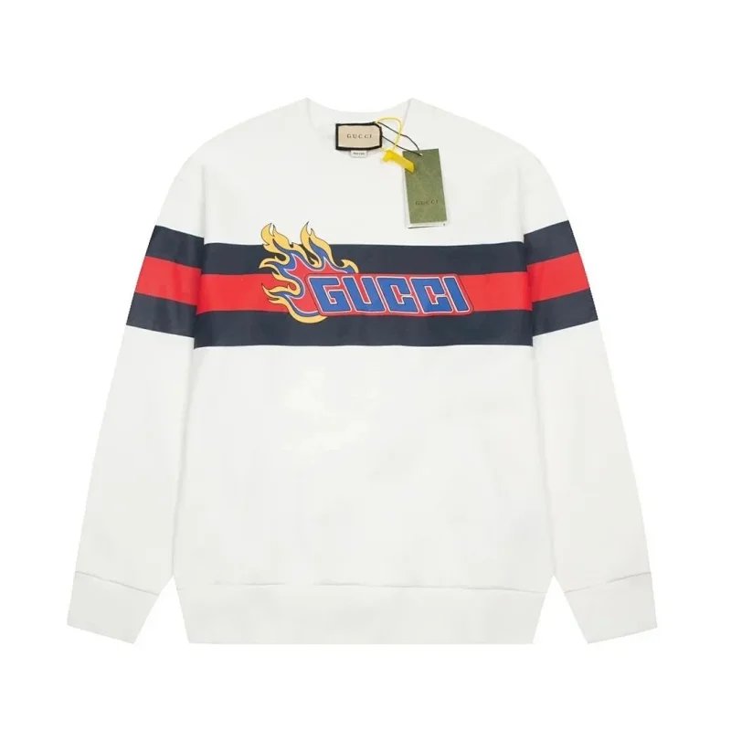 Gucci White Long Sleeve Sweatshirt