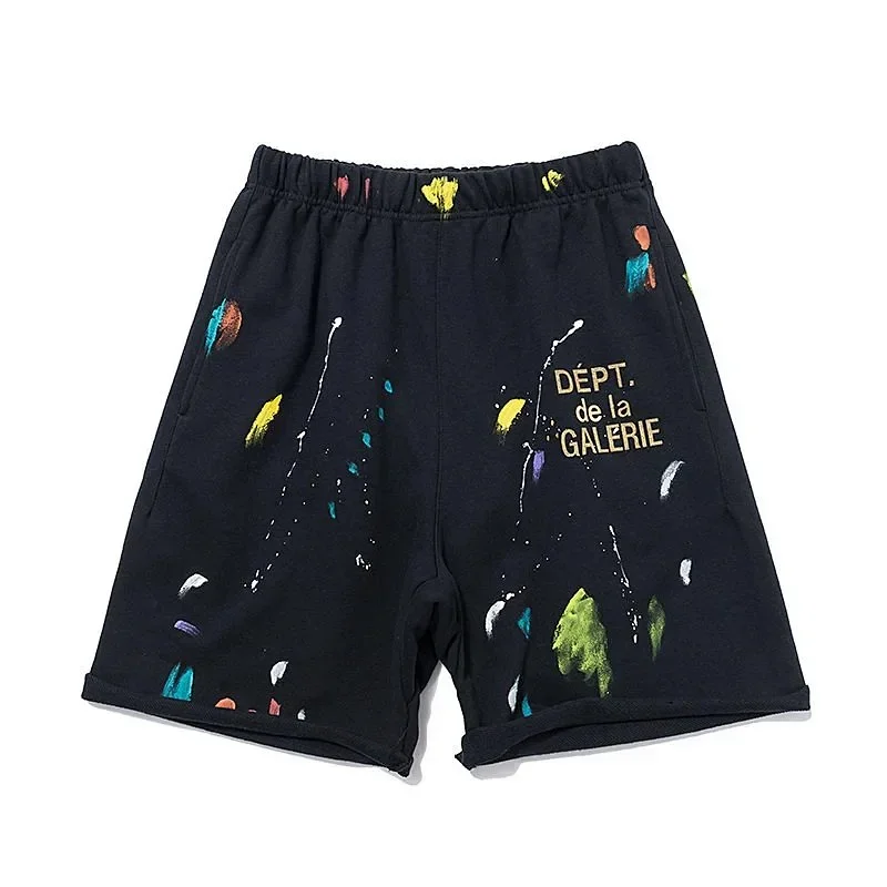 Gallery Dept.'s Classic Splatter Paint Graffiti Sweatshorts