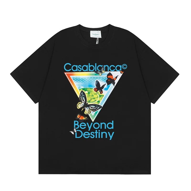 Casablanca "Beyond Destiny" Butterfly-Print T-Shirt