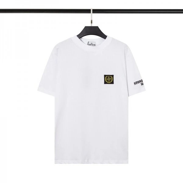 Stone Island White Short Sleeve T-Shirt