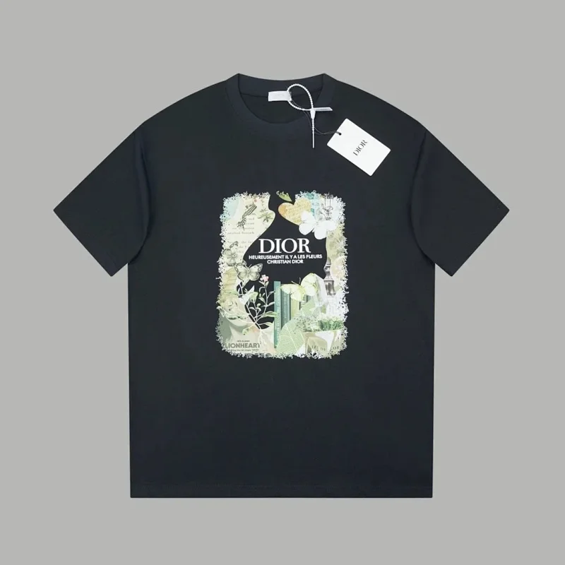 Dior x Artist Collaboration: "Floral Collage" T-Shirt