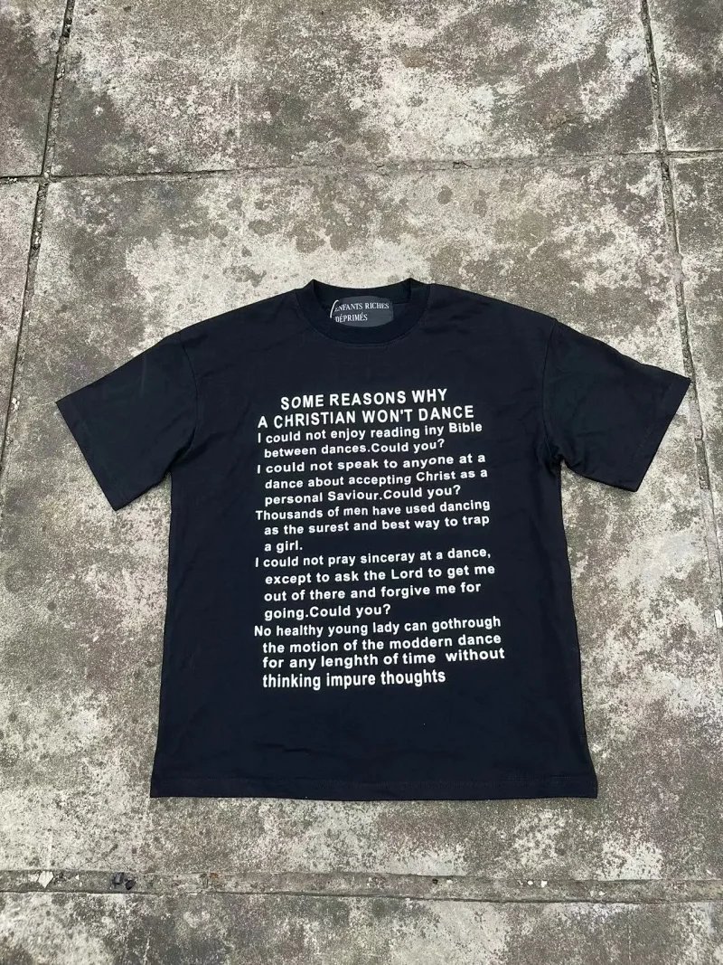Avants Riches Promes Black Short Sleeve T-Shirt