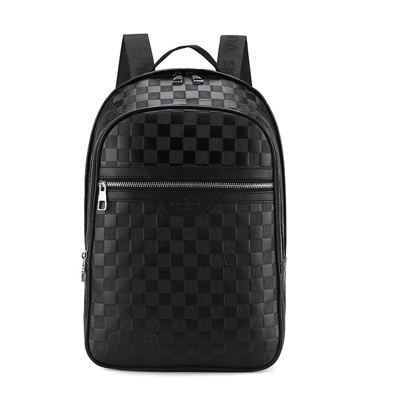 Black Check Embossed