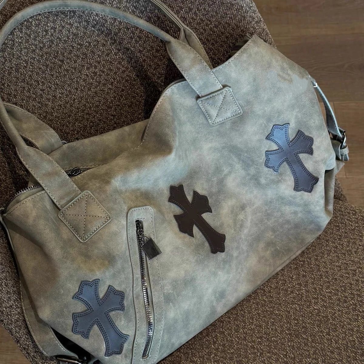 CH Khaki Grey Handbag