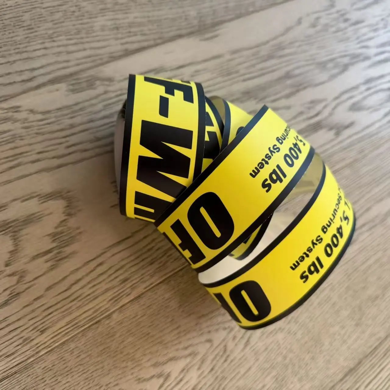 OW yellow sticker