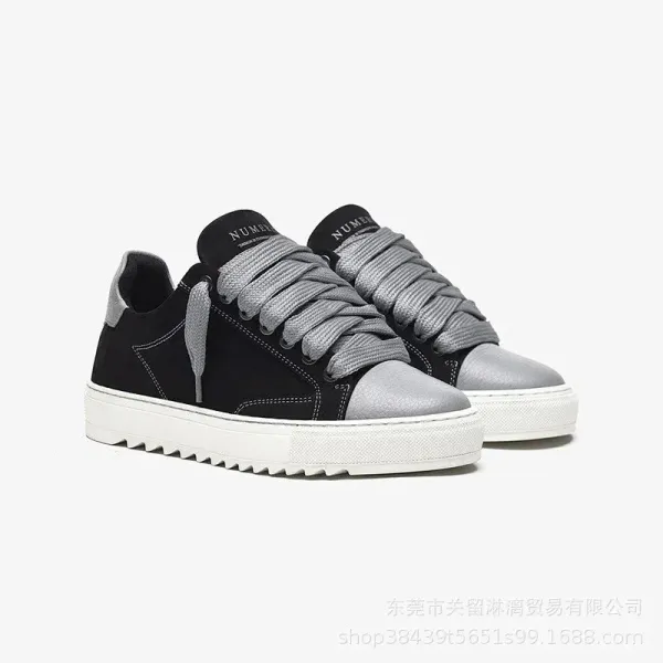 Autry Action Shoes White with Green Accents Sneakers - 9