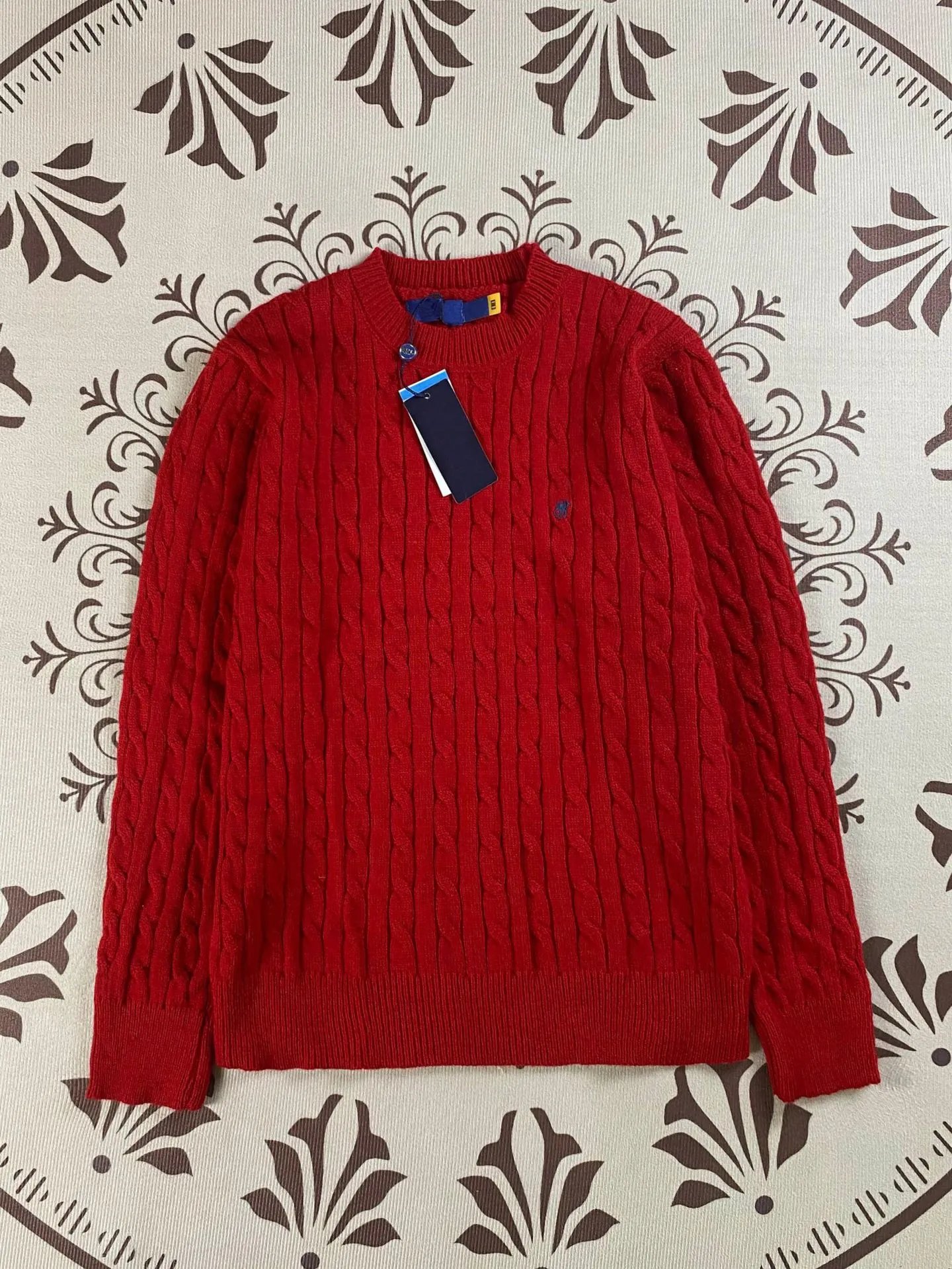 Off-White Knitwear Crewneck logo knit sweater — RL 15