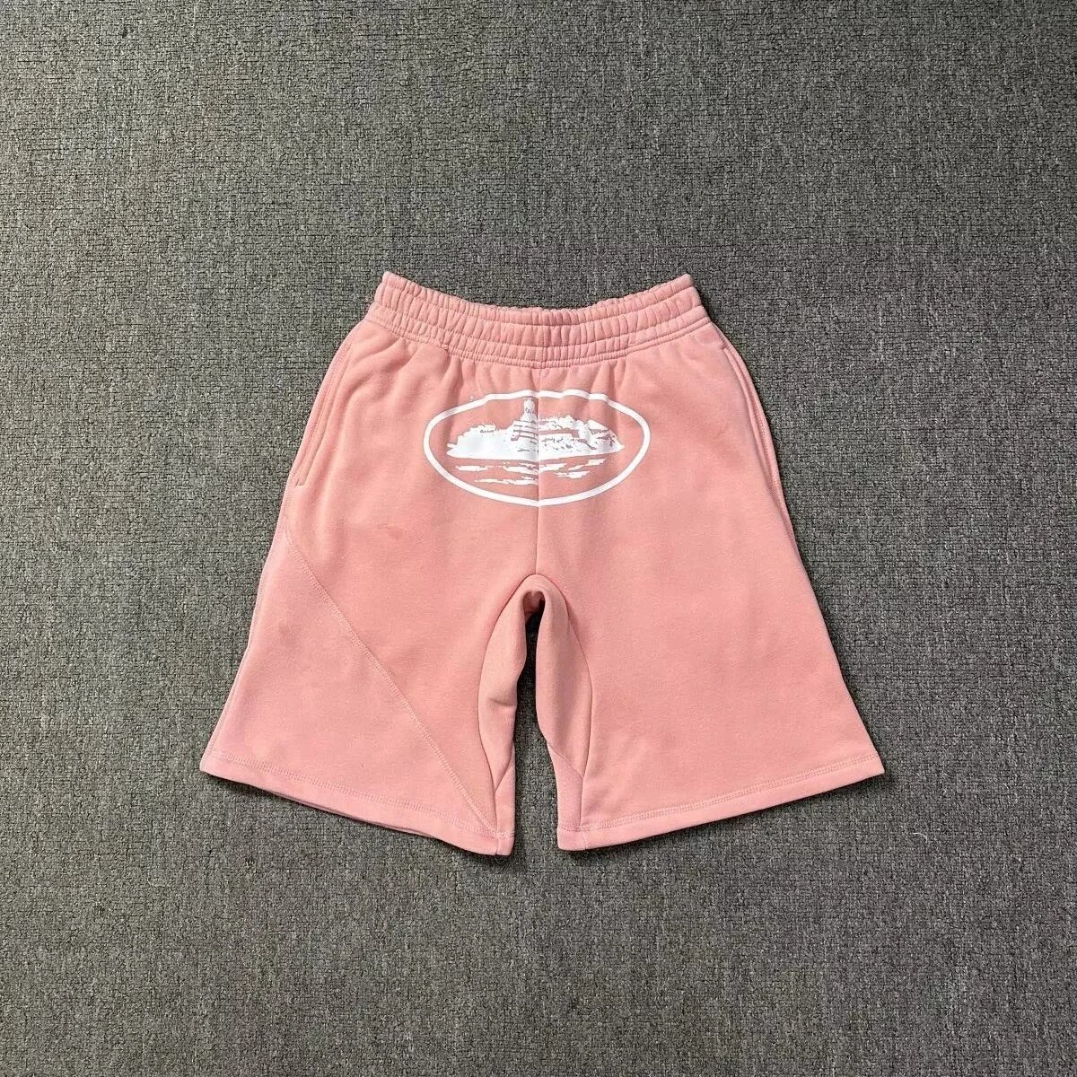 Corteiz Alcatraz Sweat Shorts Pink