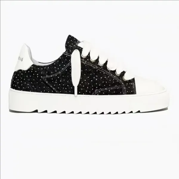 Maison Margiela Tabi Sneaker Black Polka Dot White Sole Sneakers - 1