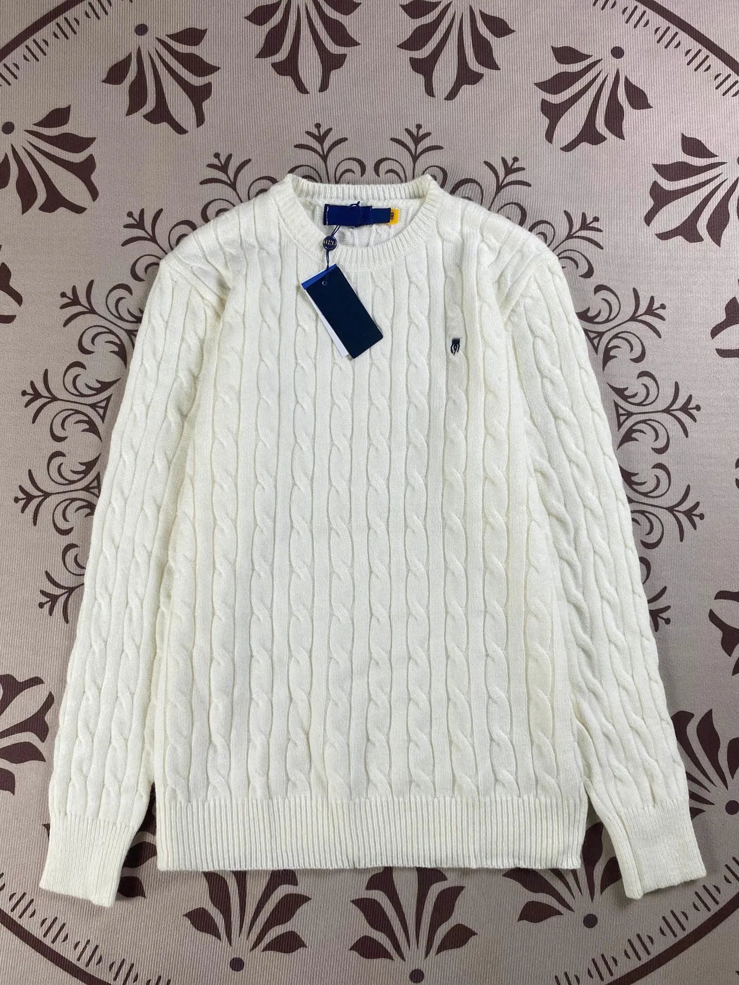 Off-White Knitwear Crewneck logo knit sweater image 12