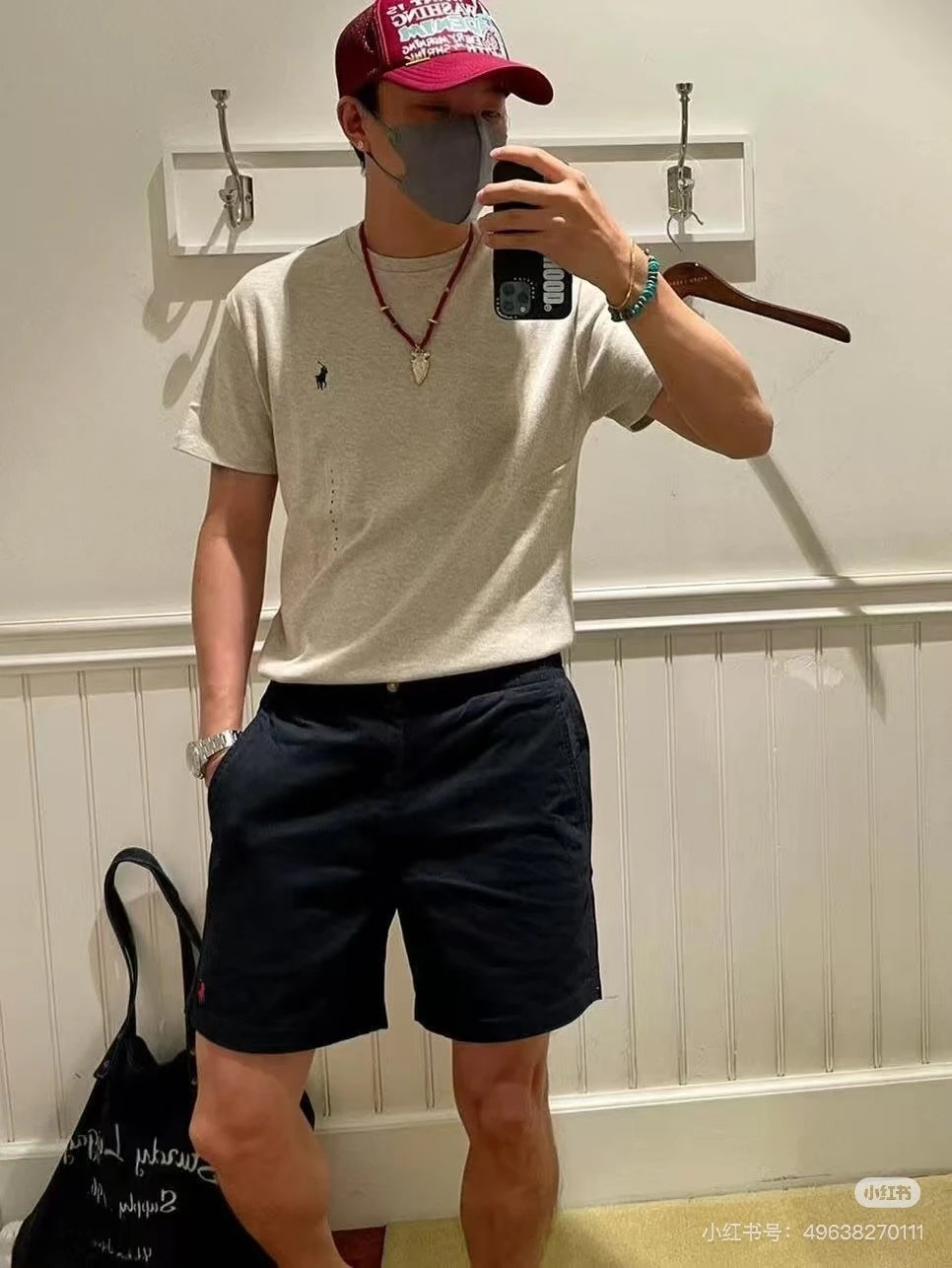 Ralph Lauren Embroidered Linen Shorts