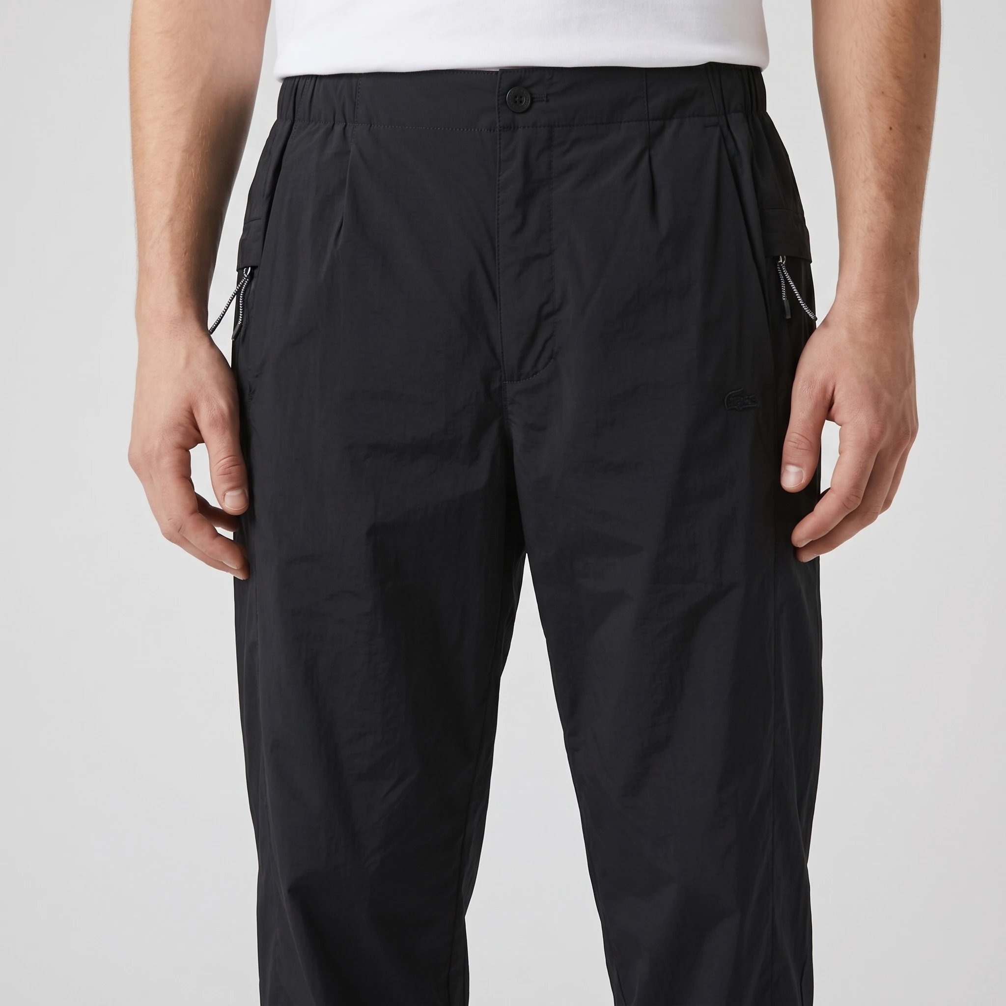 Lacoste Linen Tapered Harem Pants