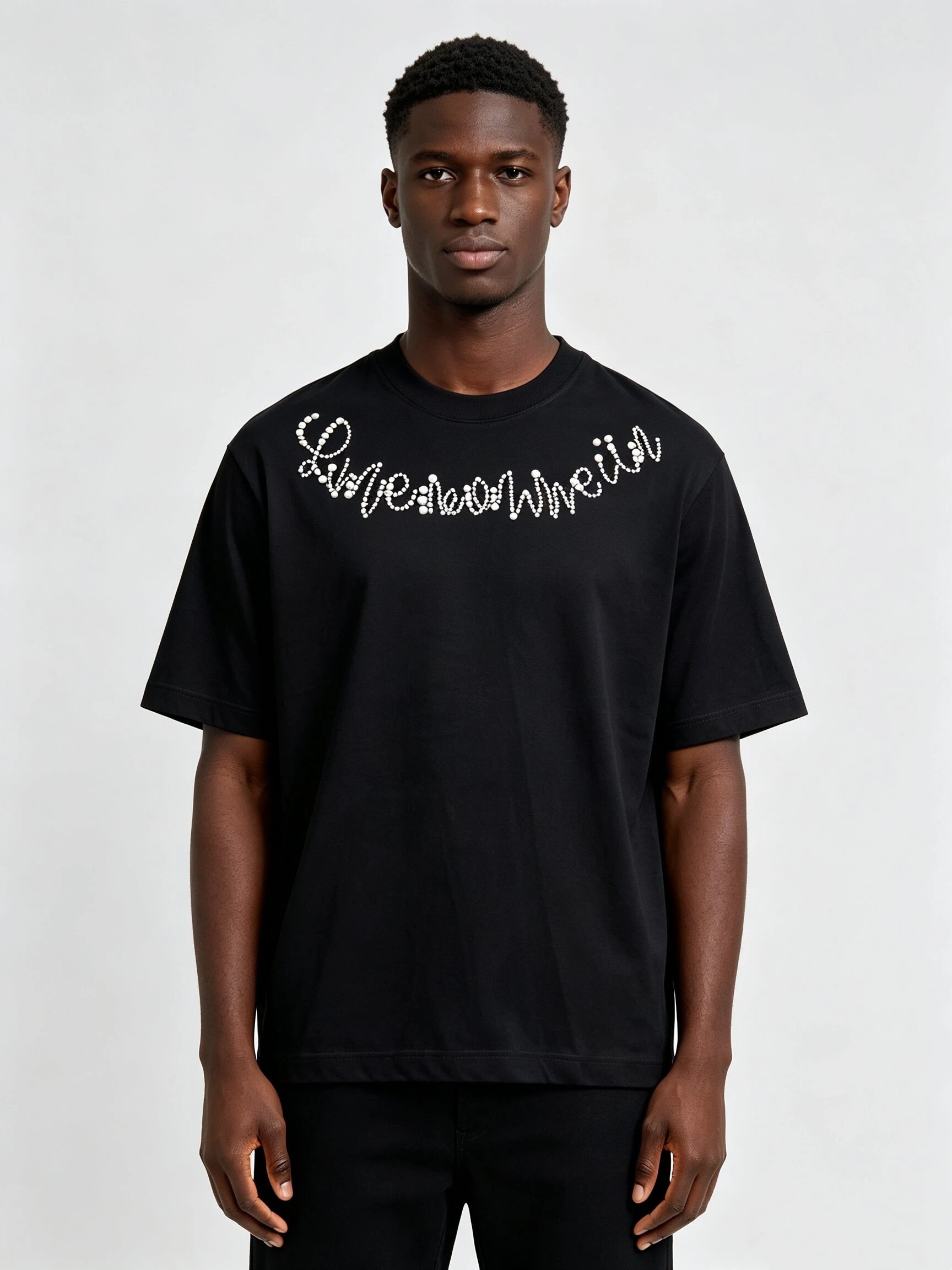 BAL Paris Diamond Print T-Shirt