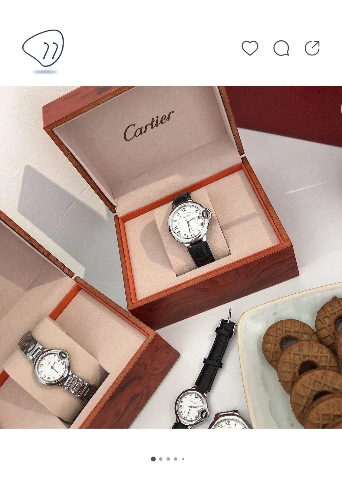 Cartier Balloon Bleu Couple Watch