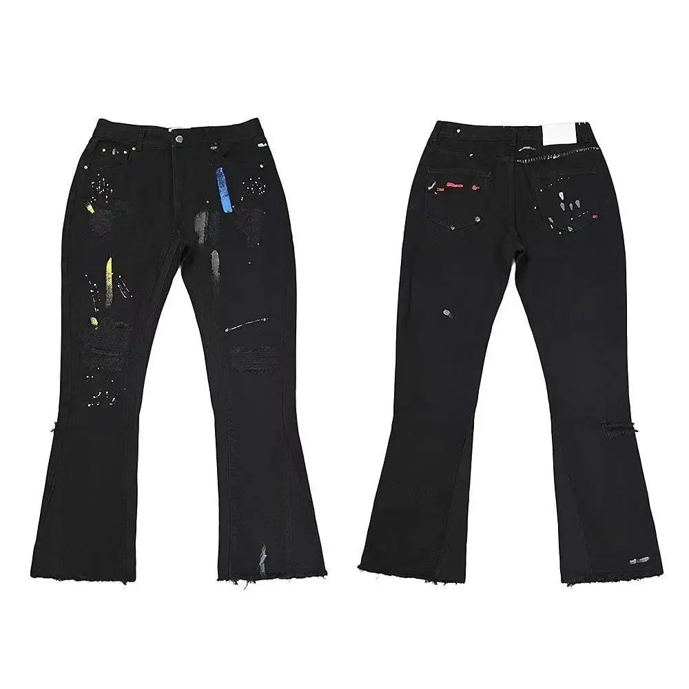 Gallery Dept. Jeans Distressed patchwork and paint-splatter designs — 36