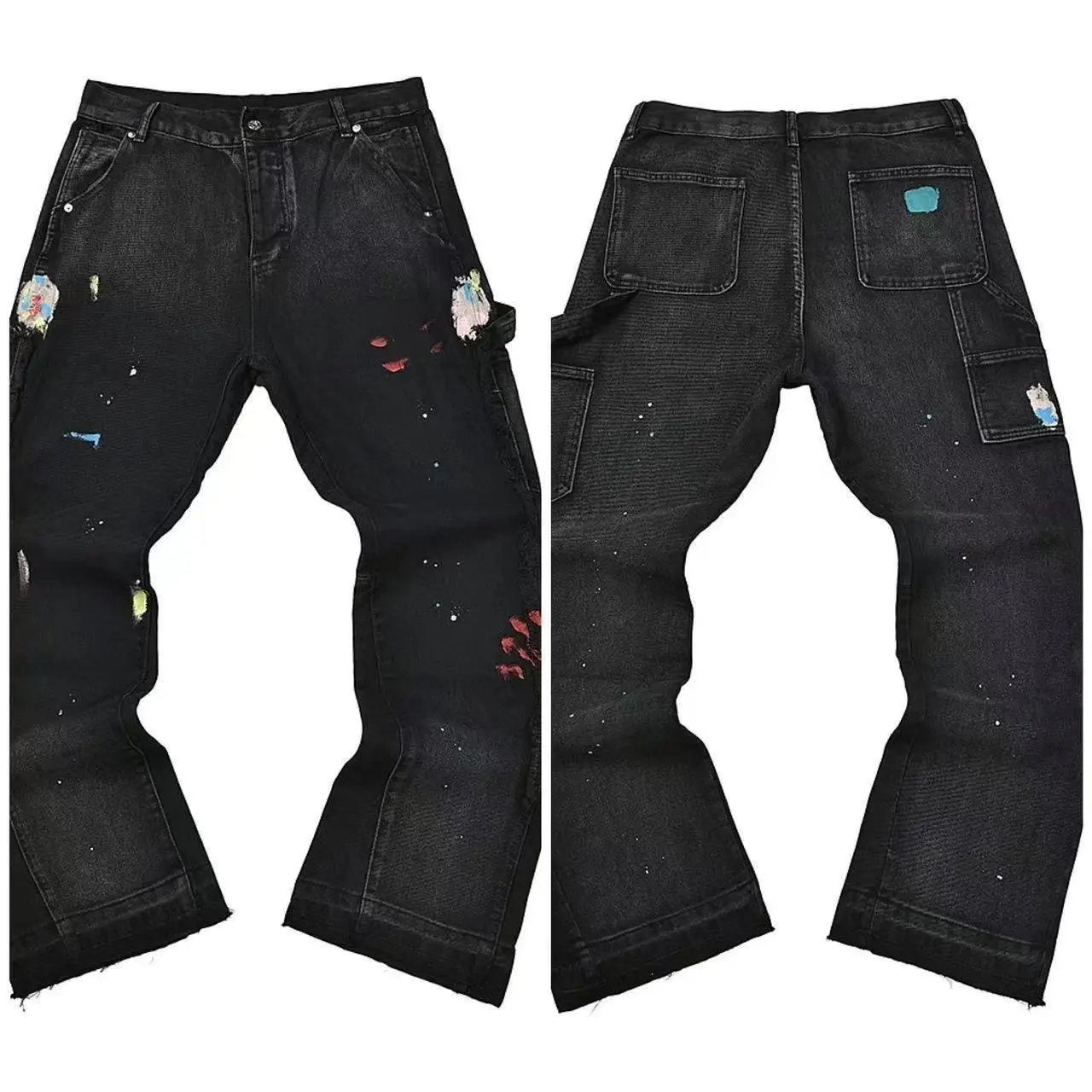 Gallery Dept. Jeans Distressed patchwork and paint-splatter designs — 34