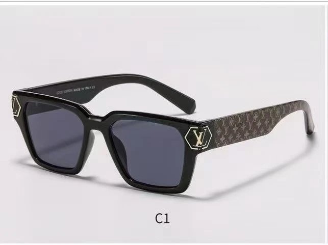 Louis Vuitton Eyewear Oversized shield sunglasses with Monogram lenses — 16