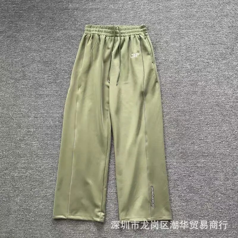 Balenciaga Trousers Wide-leg drawstring sweatpants with side stripes — 11