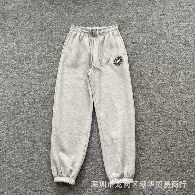 Balenciaga Trousers Wide-leg drawstring sweatpants with side stripes — 15