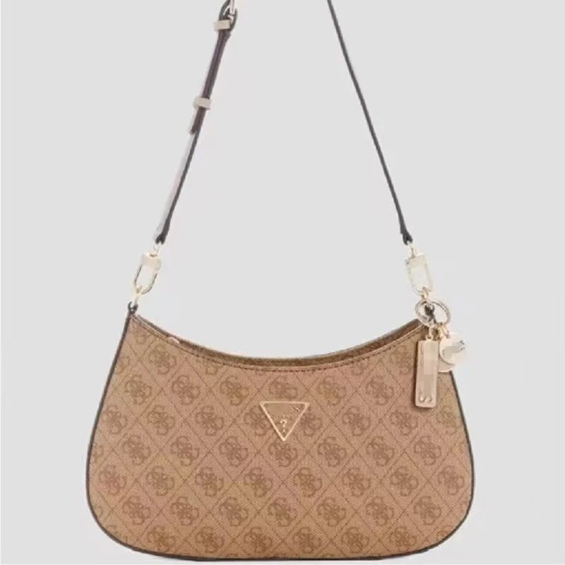 GUESS Crossbody Bags Double-Zip Logo-Print Chain-Strap Bag — 33(29*16*18CM)