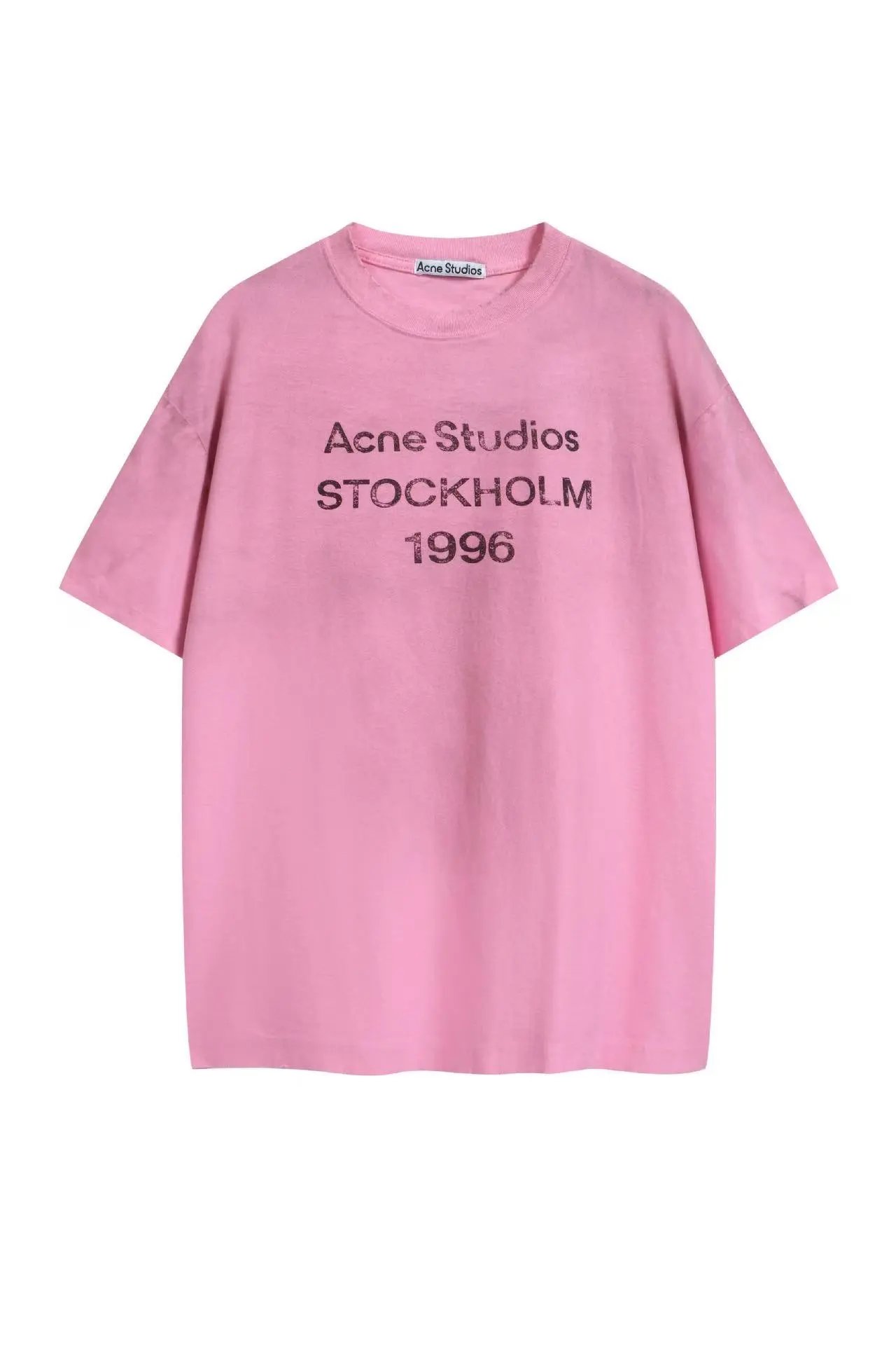 Acne Studios T-Shirts Embroidered Logo — 40