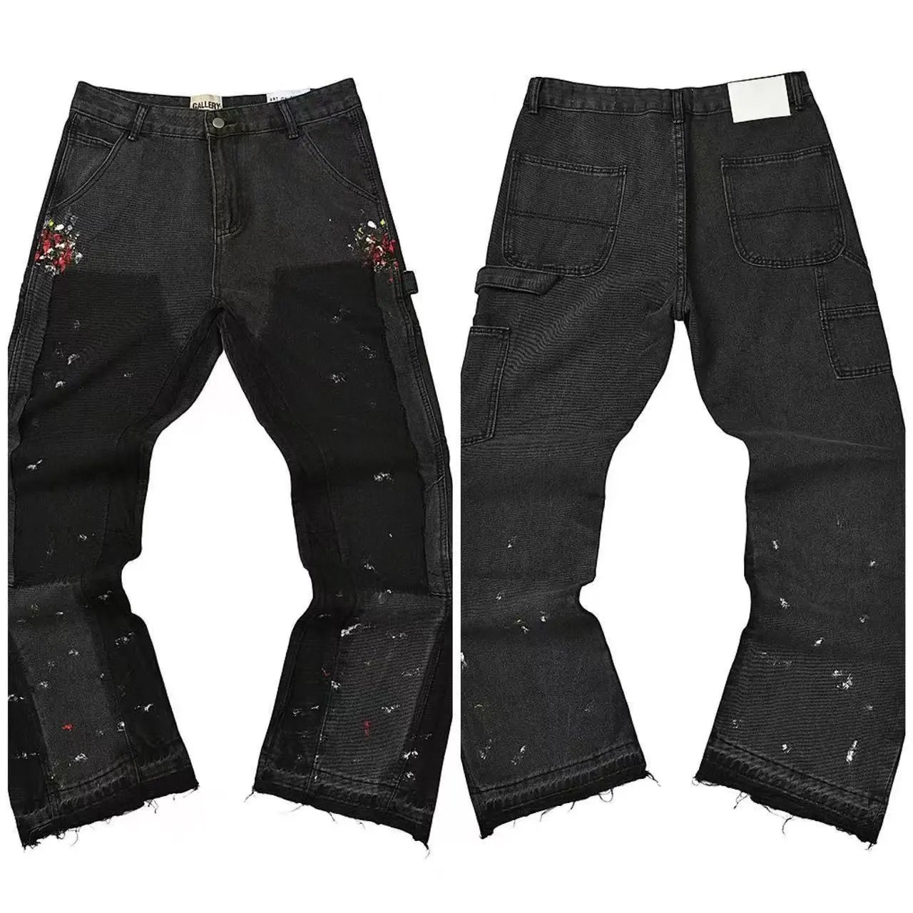 Gallery Dept. Jeans Distressed patchwork and paint-splatter designs — 35